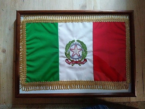 Quadro ricamo repubblica - quadro,