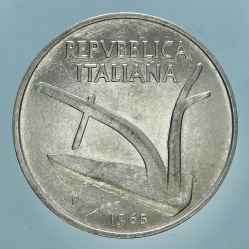 Repubblica italiana lire - repubblica, 10
