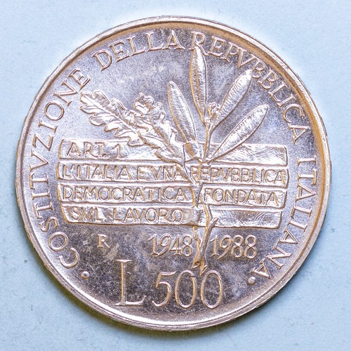 Repubblica italiana 500 lire - repubblica,