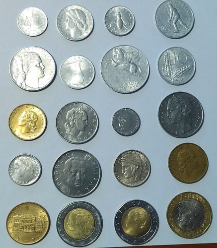 Collezione monete lire - collezione, 20