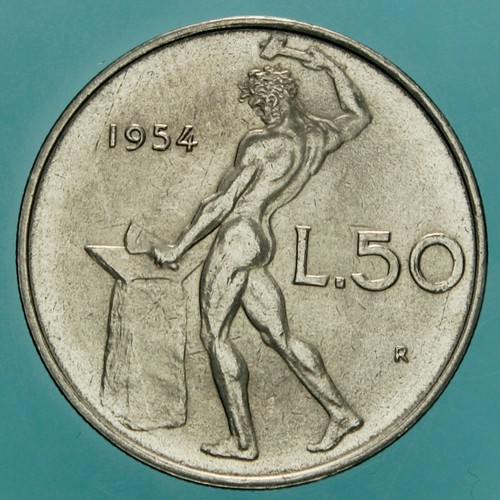Repubblica italiana lire - repubblica, 50