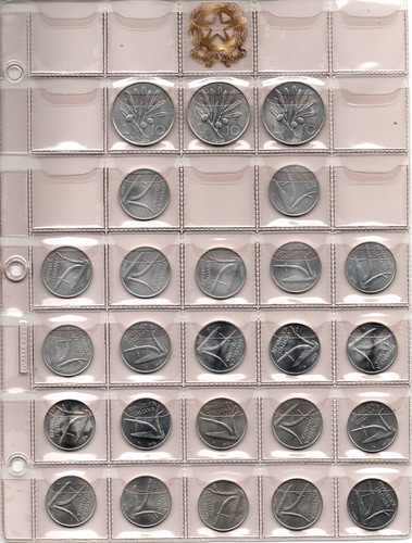 Collezione 217 monete - collezione, di