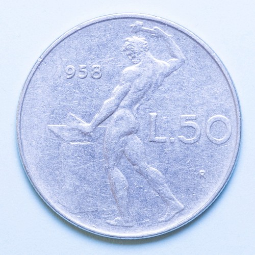 Repubblica italiana lire - italiana, 50