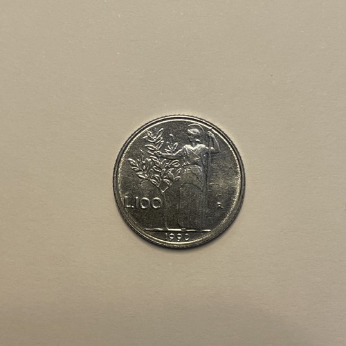 Moneta 100 lire - moneta, 1990
