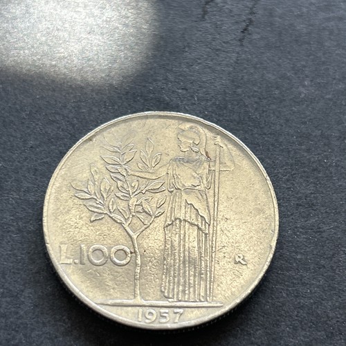 Moneta 100 lire - 1957, da