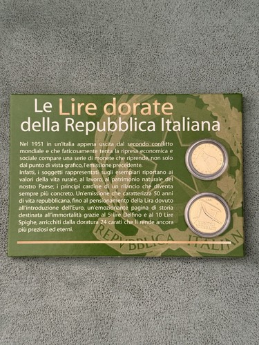 Bolaffi lire dorate della - dorate,